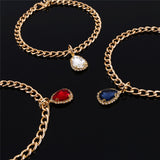 S-L Chic Crystal Pendant Pet Collar Fashion Holiday Party Collars For Pets Gold Color Chain Cats Puppy Dogs Supplies Accessories