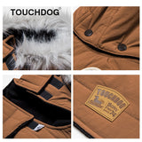 Dog Coat Clothes Winter  Padded Thickening Dog Costume Windproof Warm Dog Coat And Jacket Clothes For York Dogs Winter
