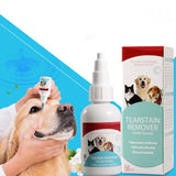50ml Pet Dog Cats Eye drops Puppy Care Eye Cleaning Drops Pets Eyes Tear Stain Remover Dog Eye Health Care Grooming Liquid
