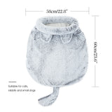 Washable plush Cat Sleeping Bag Puppy Small Dogs Cats Mat Bed Warm Soft Pet House Cat Sleeping Nest Cushion Pet Products