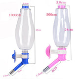 Large Capacity Pet Cat Automatic Drinking for Puppy Dog Waterer Dogs Pet Cage Hanging Bowl Bird Hanging Water Bottle Auto Feeder