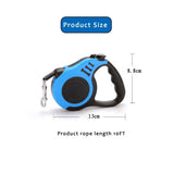 3M Retractable Dog Leash Automatic Nylon Puppy Cat Traction Rope Belt Pets Walking Leashes for Small Medium Dogs