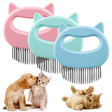 1 PC Pet Cat Dog Massage Comb Shell Comb Grooming Hair Removal Shedding Cleaning Brush Multifunction Pet Grooming Dog Supplies