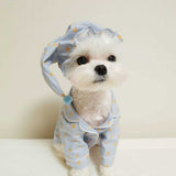 Sweet Pet Dog Jumpsuits Clothing for Dogs with star hat Pajamas cotton Pet Dog Clothes for Dogs Coat Jacket Chihuahua Yorkshire