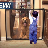 Magic-Gate Dog Pet Fences Portable Folding Safe Guard Indoor and Outdoor Protection Safety Magic Gate For Dogs Cat Pet