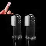 New Dog Cat Cleaning Supplies Soft Pet Finger Toothbrush Teddy Dog Brush Addition Bad Breath Teeth Care Dog Accessories