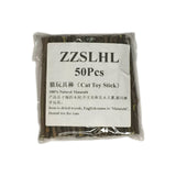 10/15/20/25/50/100Pcs Cat Toys Snacks Sticks, 120mm x 3-6mm Matatabi Molar Toothpaste Stick, Cleaning Teeth Catnip Toy for Cats