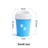 Dog Paw Cleaner Cup for Small Large Dogs Portable Outdoor Pet Foot Washer Cup Paw Clean Brush Soft Silicone Foot Wash Combs