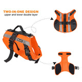 Pet Dog Life Jacket Outdoor Safety Clothes Life Vest Swimming Preserver Rescue Pet Life Vest Harness For Small Medium Large Dogs