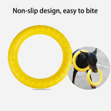 Pet Flying Discs  Dog Training Ring Puller Resistant Bite Floating Dog  toys Interactive Game Playing Products Supply