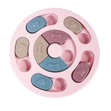 Dog educational toy slow feeder interactive increase puppy IQ food dispenser slow eating non-slip bowl pet dog training toy bowl