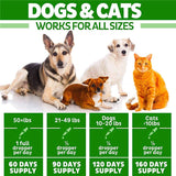 Minch Pet Hemp Oil Dogs Conditioners Natural Herbs Pet Care Oil Anxiety Relief Pain Joint Hip Improve Immunity Eliminate Fleas
