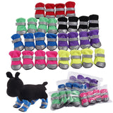 Reflective Dog Shoes Mesh Breathable Anti-slip Durable for small big dogs chihuahua pit bull Summer Winter Boots Dog supplies