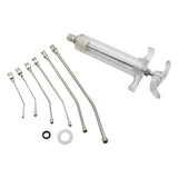 Manual Feeding Rearing Gavage Crop Needle Curved Medication Tube Cage Birds Mice Parrot Feeding Syringe