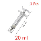 Manual Feeding Rearing Gavage Crop Needle Curved Medication Tube Cage Birds Mice Parrot Feeding Syringe