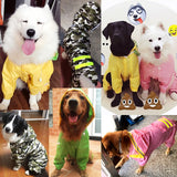 HOOPET Dog Raincoat Jumpsuit Rain Coat for Dogs Pet Cloak Labrador Waterproof Golden Retriever Jacket