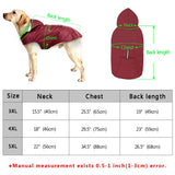 Pet Large Dog Raincoat Waterproof Big Dog Clothes Outdoor Coat Rain Jacket For Golden Retriever Labrador Husky Big Dogs 3XL-5XL
