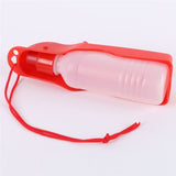 250/500ml Dog Water Bottle Feeder With Bowl Plastic Portable Water Bottle Pets Outdoor Travel Pet Drinking Water Feeder