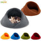 Warm Dog Bed Pet Dog House Soft Suitable Fleece Cat Dog Bed House for Dog Cushion Cat Sleeping Bag Nest High Quality 10c15
