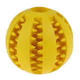 Dog Toy Chew Balls Pet Dog Cat Elasticity Teeth Cleaning Puppy Interactive Bite Toy Dog Feeder Food Leakage Toys Pet Products