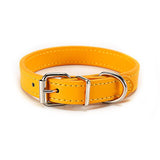 Leather Dog Collar for Small Large Dogs Puppy Leash Solid Adjustable Dogs Collars for Cat Necklace Pet Dog Accessories MP0056