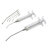 Manual Feeding Rearing Gavage Crop Needle Curved Medication Tube Cage Birds Mice Parrot Feeding Syringe