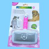 Original Pet Dog Hair Remover Combs Cats Chihuahua Fur Cleaning Soft Brush Grooming Tools Stainless Steel Non-Slip Pet Products