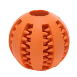 Dog Toy Chew Balls Pet Dog Cat Elasticity Teeth Cleaning Puppy Interactive Bite Toy Dog Feeder Food Leakage Toys Pet Products