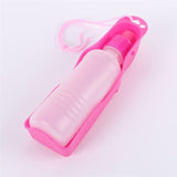 250/500ml Dog Water Bottle Feeder With Bowl Plastic Portable Water Bottle Pets Outdoor Travel Pet Drinking Water Feeder