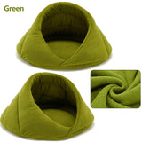 Warm Dog Bed Pet Dog House Soft Suitable Fleece Cat Dog Bed House for Dog Cushion Cat Sleeping Bag Nest High Quality 10c15