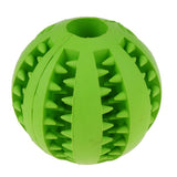 Dog Toy Chew Balls Pet Dog Cat Elasticity Teeth Cleaning Puppy Interactive Bite Toy Dog Feeder Food Leakage Toys Pet Products