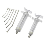 Manual Feeding Rearing Gavage Crop Needle Curved Medication Tube Cage Birds Mice Parrot Feeding Syringe