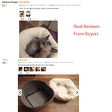 Hoopet Cat Bed Cat House Pet Dog House for Cat Bench for Cats Cotton Pets Products Puppy Soft Comfortable Winter House