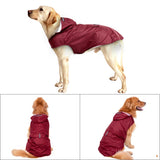 Pet Large Dog Raincoat Waterproof Big Dog Clothes Outdoor Coat Rain Jacket For Golden Retriever Labrador Husky Big Dogs 3XL-5XL
