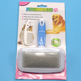 Original Pet Dog Hair Remover Combs Cats Chihuahua Fur Cleaning Soft Brush Grooming Tools Stainless Steel Non-Slip Pet Products