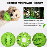 Dog Toy Chew Balls Pet Dog Cat Elasticity Teeth Cleaning Puppy Interactive Bite Toy Dog Feeder Food Leakage Toys Pet Products