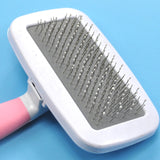 Original Pet Dog Hair Remover Combs Cats Chihuahua Fur Cleaning Soft Brush Grooming Tools Stainless Steel Non-Slip Pet Products