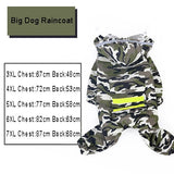 HOOPET Dog Raincoat Jumpsuit Rain Coat for Dogs Pet Cloak Labrador Waterproof Golden Retriever Jacket