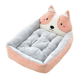 pawstrip Cute Pet Winter Dog Bed Sofa Soft Warm Cat Bed House Cartoon Small Dog Bed Cushion Pet Sofa Bed For Dog Chihuahua Teddy
