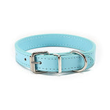 Leather Dog Collar for Small Large Dogs Puppy Leash Solid Adjustable Dogs Collars for Cat Necklace Pet Dog Accessories MP0056