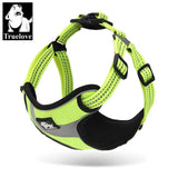 Truelove Adjustable Easy on Dog Pet Harness Outdoor Adventure Reflective Dog Halter Protective Nylon Walking Dog Harness Vest