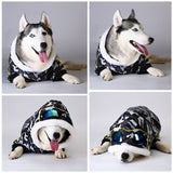 HOOPET New Style Pet Dog Clothes Winter Warm Cotton Clothes for Big Dog Leisure Style Camouflage Color  Winter Coat  Large Dog