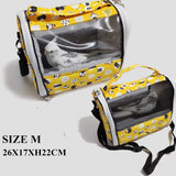 Warm Pet Bird Carrier Lightweight Parrot Cage Portable with Plush Sugar Glider Backpack Hamster Bag for Small Animals Accessorie