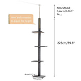 Cat's Tree Tower Condo Scratcher Home Furniture Pets House Hammock Cats Climbing Furniture Pets House Hammock Cat's Tree Tower