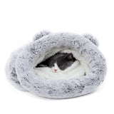 Washable plush Cat Sleeping Bag Puppy Small Dogs Cats Mat Bed Warm Soft Pet House Cat Sleeping Nest Cushion Pet Products