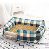 Pet Dog Bed Warm Pet Bed Removable Soft Pet Bed for Dogs Washable House Sofa Mats Sleeping Beds Cat Puppy Cotton Kennel Mat