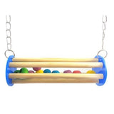 1PCS Pet Bird Squirrel Parrot Bead Chain Chewing Climbing Swing Bite Toy Cage Decor Birds accessoires Parrot accessories