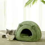 Warm Cat Bed Pet Puppy Cat House Winter Dog Cat Cushion Mat Indoor Basket Cave Kennel Nest Cats Products For Pets Nido de gato