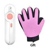 Professional LED Light Dog and Cat Nail Clipper Pet Cat Cutter Cutting Machine Beauty Scissors Animal Cat Locks Pet Nail Trimmer