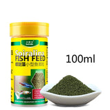 Spirulina/ Color Enhanced Food Tropical Fish Nutrition Food For Aquarium Fish Tank Feeding Feeder Supplies